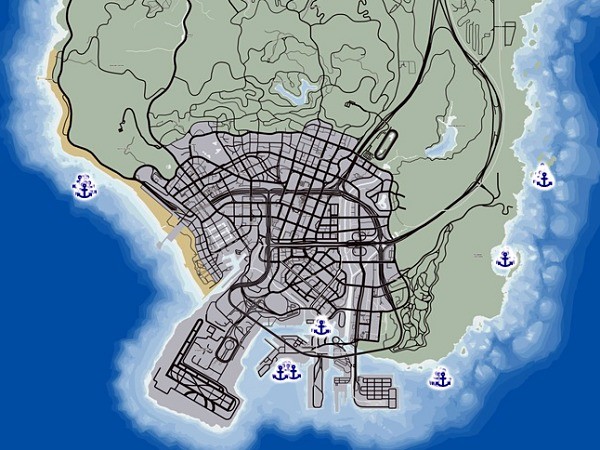 GTA V: conheça o mapa e onde pegar os itens coletáveis - GTA V